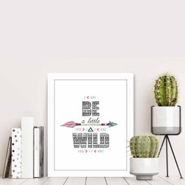 Wallity Cuadro Decorativo Enmarcado BCT-039 Multicolor